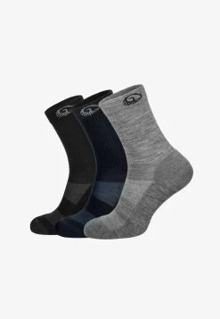 Giesswein MERINO HIKING SOCKS 3 PACK - Sportsocken - Set X Schwarz X Dk Blau X Schiefer -Giesswein 3c375cadf1c34416973e33986c986be3 1