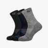 Giesswein MERINO HIKING SOCKS 3 PACK - Sportsocken - Set X Schwarz X Dk Blau X Schiefer