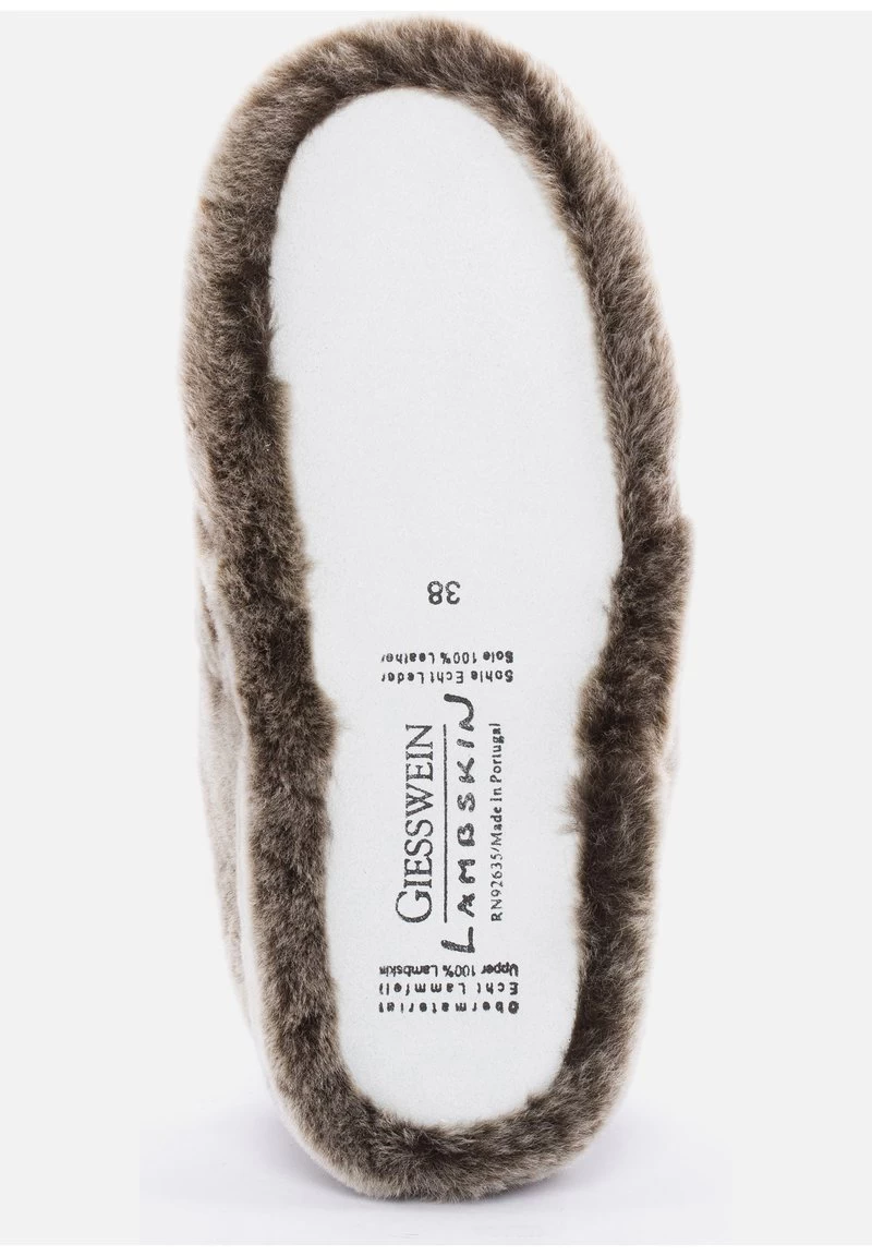Giesswein GASCHURN - LAMMFELL HAUSSCHUH - Hausschuh - Nerz 7 Giesswein GASCHURN - LAMMFELL HAUSSCHUH - Hausschuh - Nerz – Bild 5