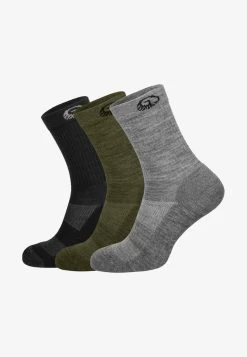 Giesswein MERINO HIKING SOCKS 3 PACK - Sportsocken - Set X Schwarz X Wald X Schiefer -Giesswein 631ef718936a4250a8b9361a38c3a3f6 2