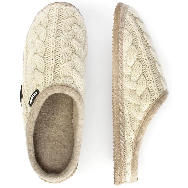 Giesswein Hausschuhe Neudau Hüttenschuhe - Wollweiß 5 Giesswein Hausschuhe Neudau Hüttenschuhe - Wollweiß – Bild 3