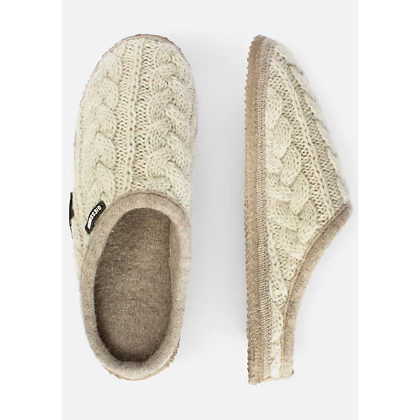 Giesswein Hausschuhe Neudau Hüttenschuhe - Wollweiß 12 Giesswein Hausschuhe Neudau Hüttenschuhe - Wollweiß – Bild 10