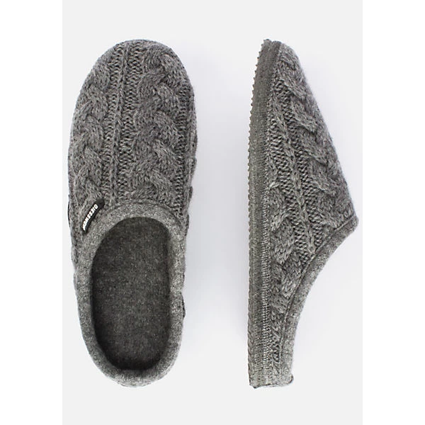 Giesswein Mädchen Und Jungen Hausschuhe/Clogs Geschlossene Hausschuhe - Grau 12 Giesswein Mädchen Und Jungen Hausschuhe/Clogs Geschlossene Hausschuhe - Grau – Bild 10