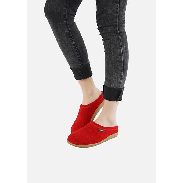 Giesswein Hausschuh Veitsch Hüttenschuhe - Rot 11 Giesswein Hausschuh Veitsch Hüttenschuhe - Rot – Bild 9
