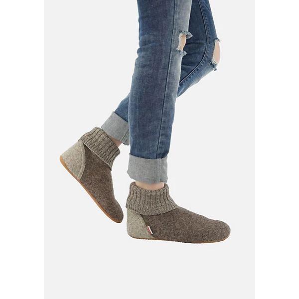 Giesswein Hüttenschuhe Wildpoldsried Hüttenschuhe - Taupe 10 Giesswein Hüttenschuhe Wildpoldsried Hüttenschuhe - Taupe – Bild 8