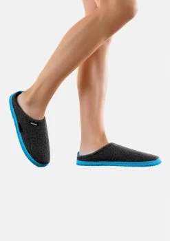 Giesswein WOOLPOPS - Hausschuh - Anthrazit/türkis